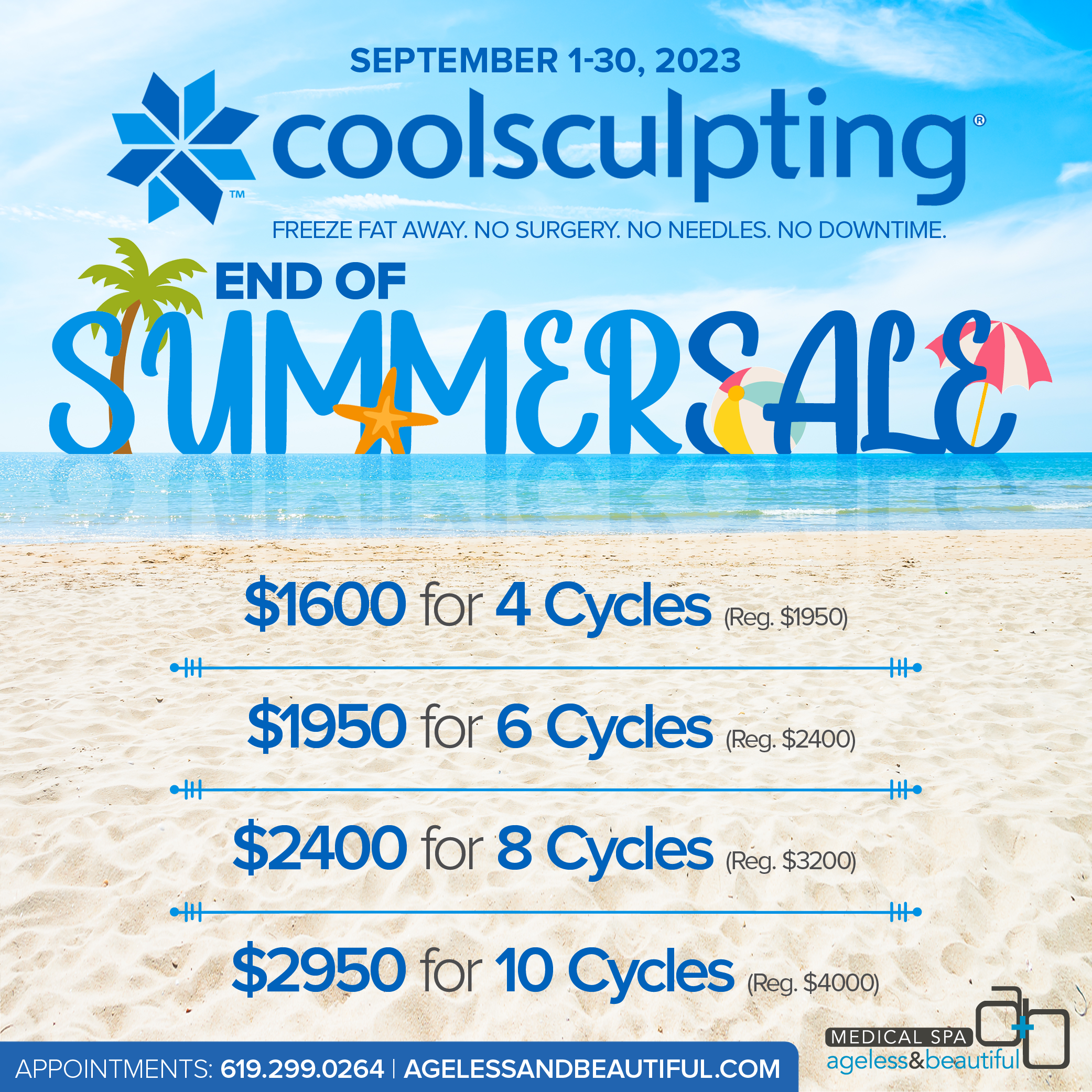 September 2023 CoolSculpting Summer Sale - San Diego, CA
